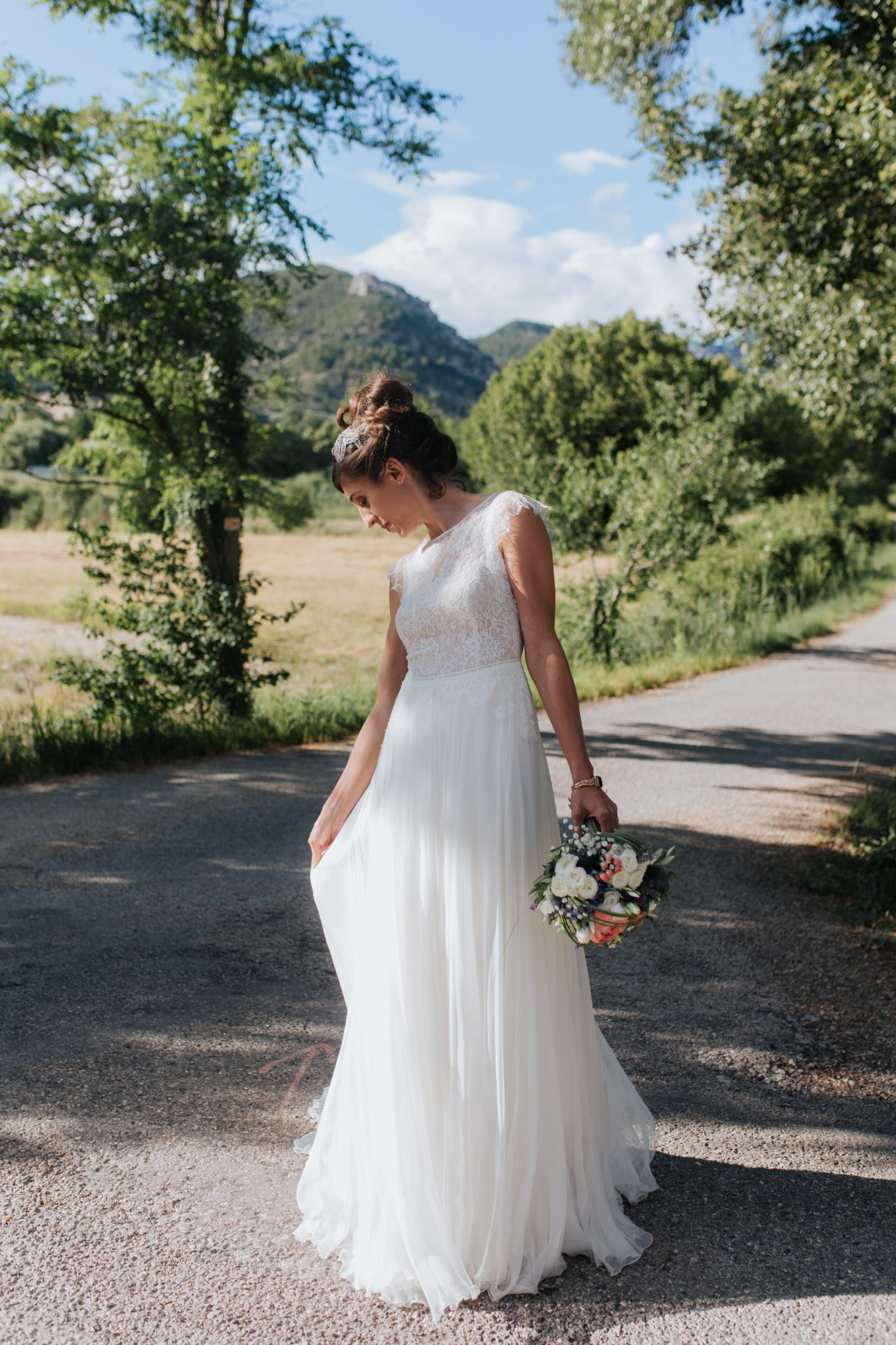 Portrait mariée Condorcet Drôme provençale