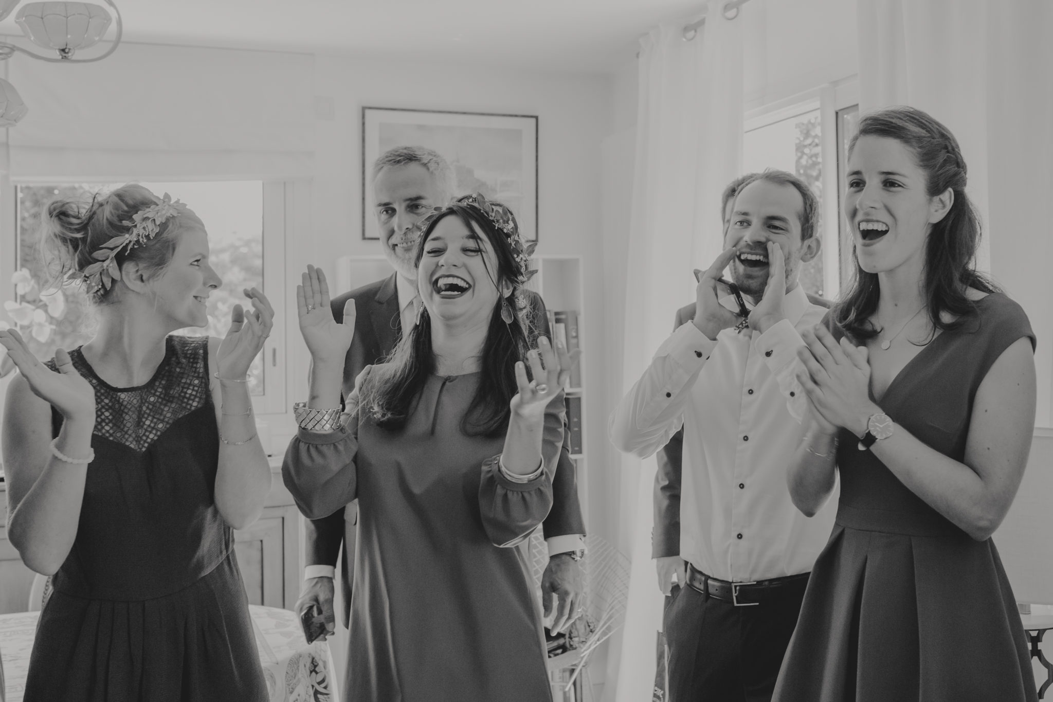 Préparatifs mariée témoins bridesmaids Deauville