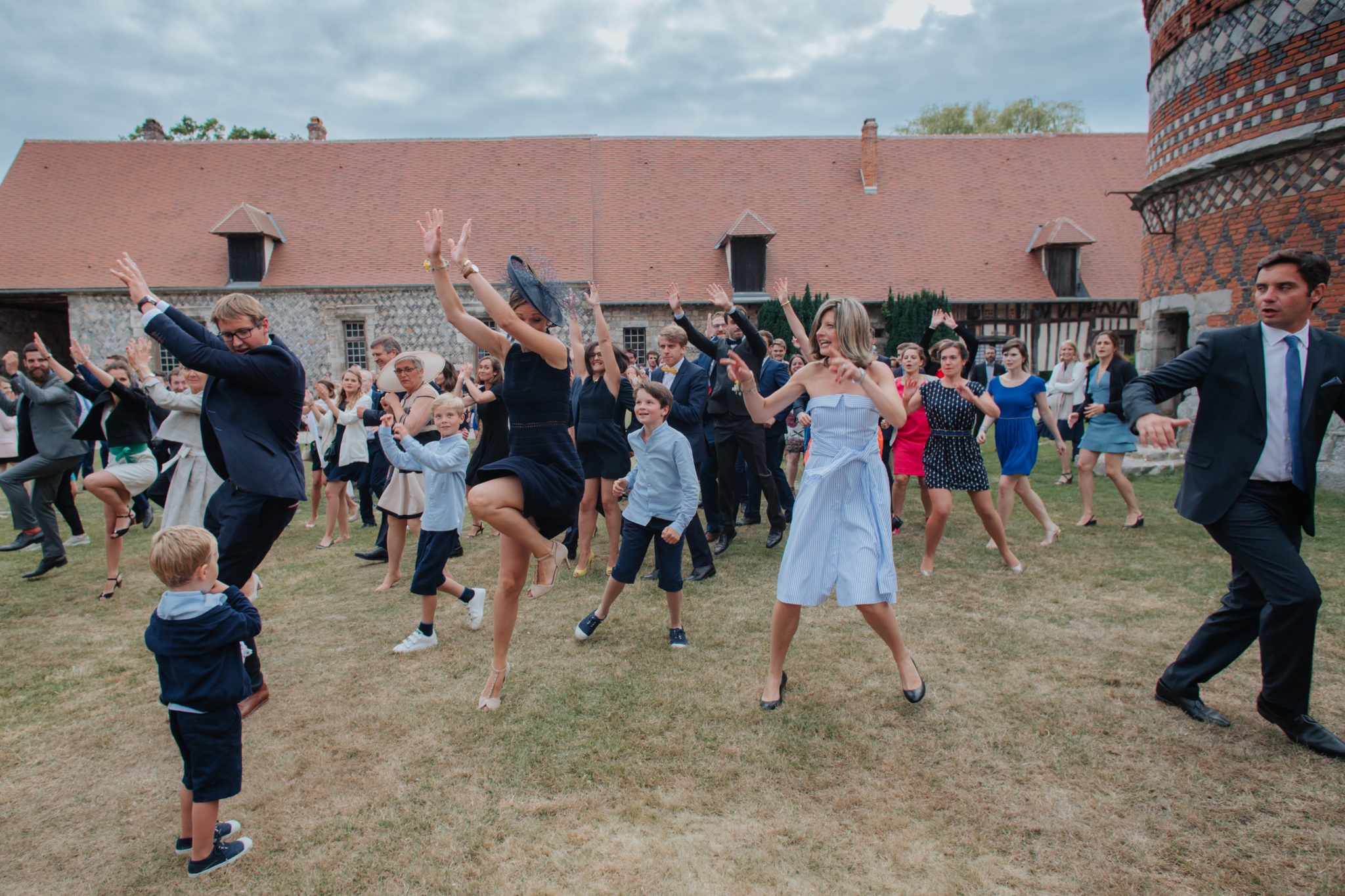 Flashmob danse ambiance cocktail Manoir Ango Varengeville sur Mer