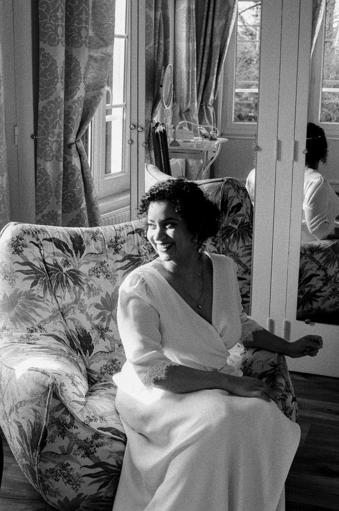 Portrait mariée mariage hiver Château de Naours Amiens Picardie