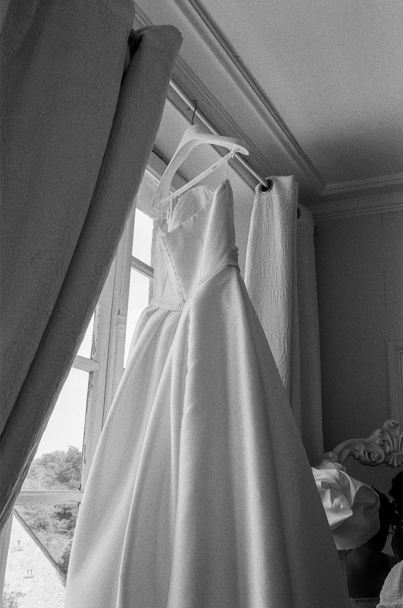 robe mariée pronovias argentique noir et blanc