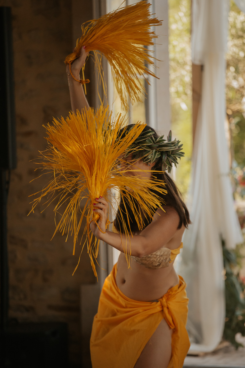 danse traditionnelle tahitienne mariage manoir de chivré