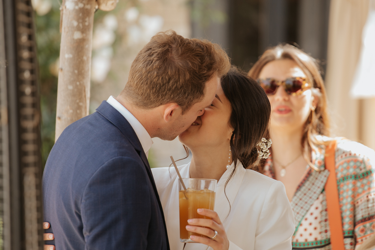 baiser mariés guinguette le havre