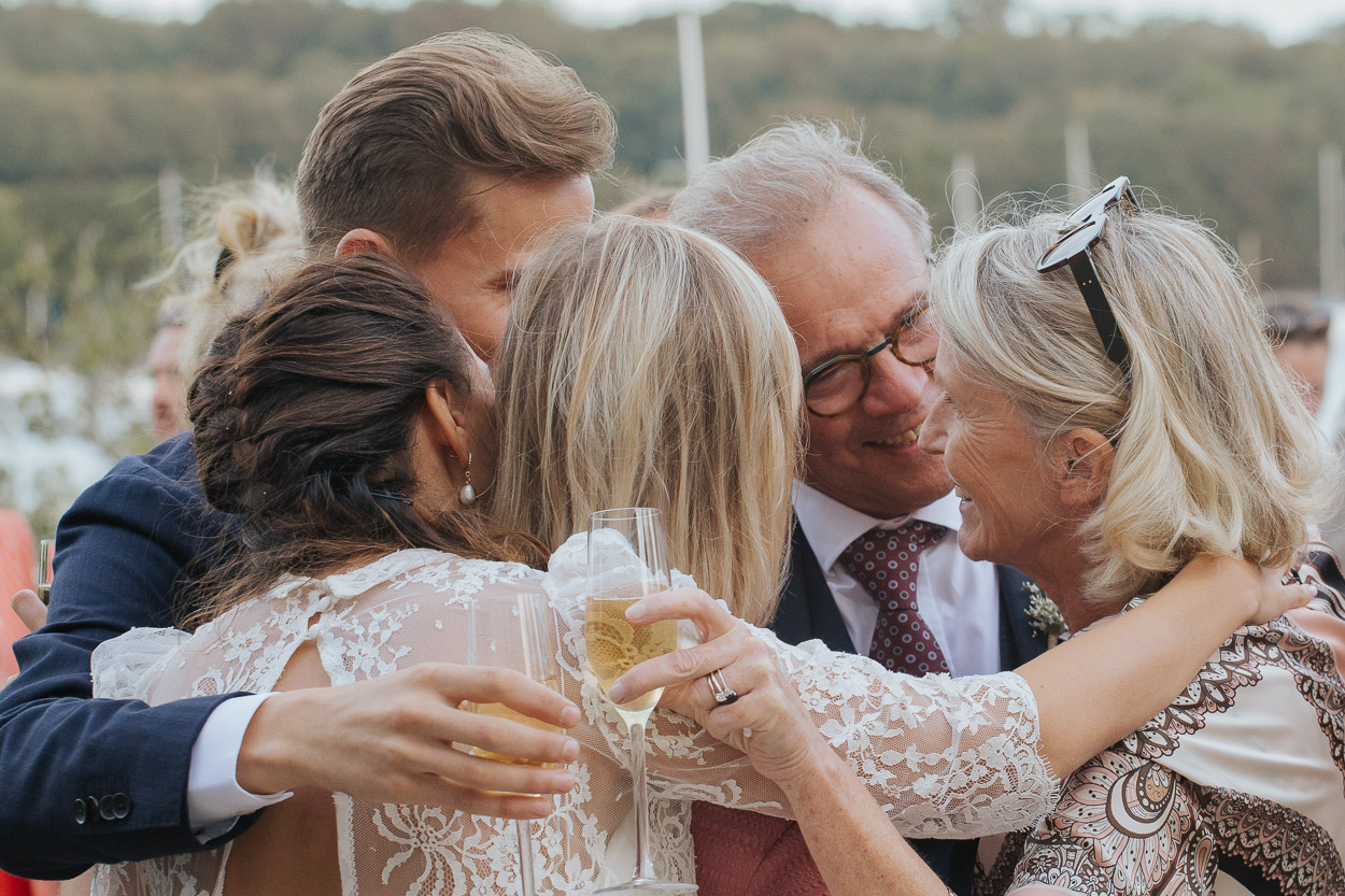 portrait famille cocktail mariage