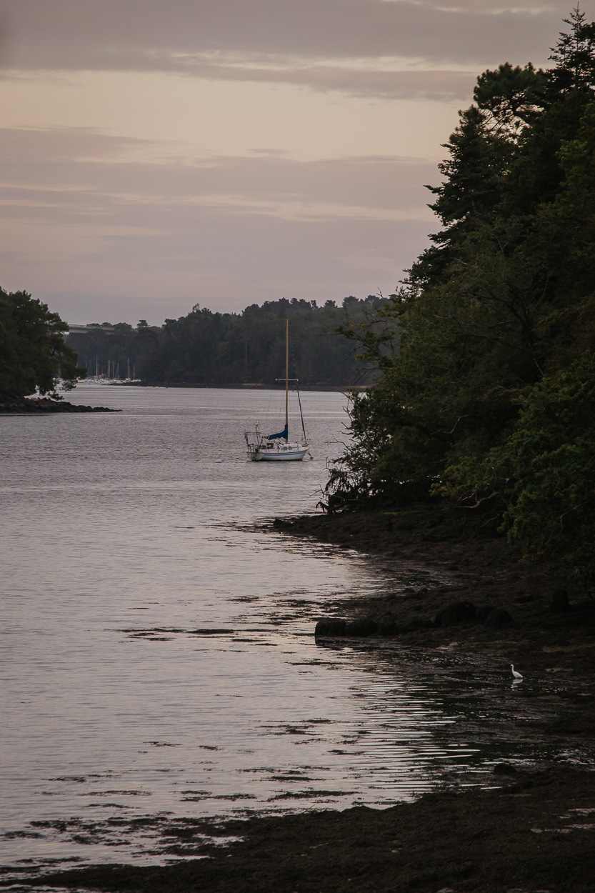 vue rivière odet océan manoir de kerouzien